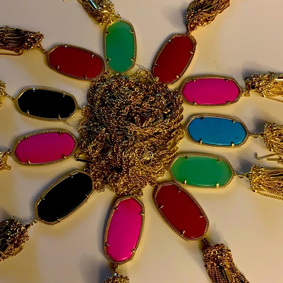 Kendra Scott Rayne Stone Tassel Necklace - Picture 5 of 16